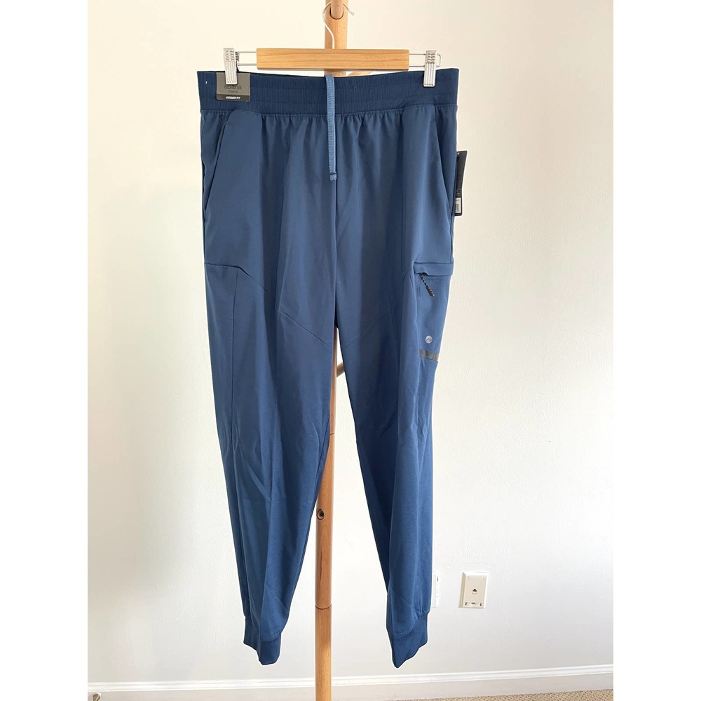 NWT Size Large Mens Blue Apana Light Weight Joggers